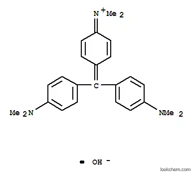 Molecular Structure of 35919-71-2 ([4-[bis[4-(dimethylamino)phenyl]methylene]-2,5-cyclohexadien-1-ylidene]dimethylammonium hydroxide)