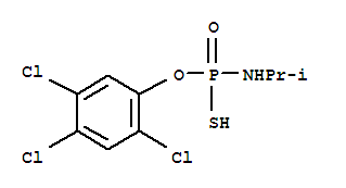 Phosphoramidothioicacid, (1-methylethyl)-, O-(2,4,5-trichlorophenyl) ester (9CI)