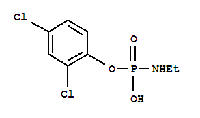 Phosphoramidic acid,ethyl-, mono(2,4-dichlorophenyl) ester (9CI)