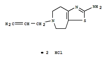 4H-Thiazolo[4,5-d]azepin-2-amine,5,6,7,8-tetrahydro-6-(2-propen-1-yl)-, hydrochloride (1:2)
