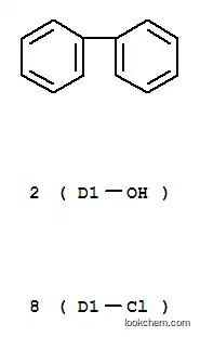 Molecular Structure of 36117-76-7 (octachlorobiphenol)
