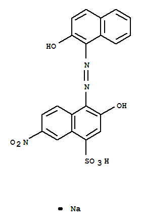 1-Naphthalenesulfonicacid, 3-hydroxy-4-[2-(2-hydroxy-1-naphthalenyl)diazenyl]-7-nitro-, sodium salt(1:1)