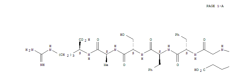 L-Arginine,5-oxo-L-prolylglycyl-L-valyl-L-asparaginyl-L-a-aspartyl-L-asparaginyl-L-a-glutamyl-L-a-glutamylglycyl-L-phenylalanyl-L-phenylalanyl-L-seryl-L-alanyl-