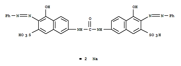 2-Naphthalenesulfonic acid,7,7'-(carbonyldiimino)bis[4-hydroxy-3-(2-phenyldiazenyl)-, sodium salt (1:2)