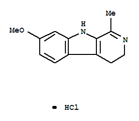 3H-Pyrido[3,4-b]indole,4,9-dihydro-7-methoxy-1-methyl-, hydrochloride (1:1)