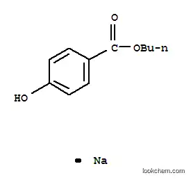Molecular Structure of 36457-20-2 (Butylparaben sodium salt)