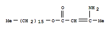 2-Butenoic acid,3-amino-, hexadecyl ester