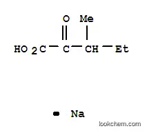 Molecular Structure of 3715-31-9 (3-METHYL-2-OXOPENTANOIC ACID SODIUM SALT)