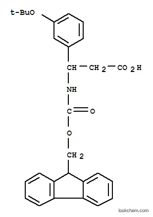 Molecular Structure of 372144-16-6 (3-N-FMOC-AMINO-3-(3-T-BUTOXYPHENYL)PROPIONIC ACID)