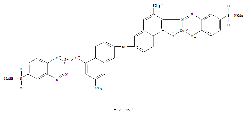 Cuprate(2-), [m-[[7,7'-iminobis[4-(hydroxy-kO)-3-[2-[2-(hydroxy-kO)-5-[(methylamino)sulfonyl]phenyl]diazenyl-kN1]-2-naphthalenesulfonato]](6-)]]di-,sodium (1:2)
