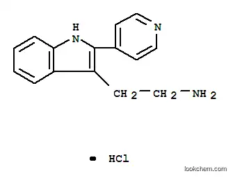 Molecular Structure of 374064-06-9 (2-(2-PYRIDIN-4-YL-1H-INDOL-3-YL)ETHANAMINE MONOHYDROCHLORIDE)