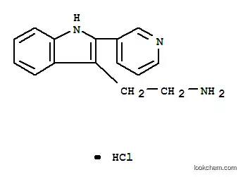 Molecular Structure of 374064-07-0 (2-(2-PYRIDIN-3-YL-1H-INDOL-3-YL)ETHANAMINE MONOHYDROCHLORIDE)