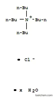 Molecular Structure of 37451-68-6 (Tetrabutyl ammonium chloride hydrate)