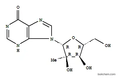 Molecular Structure of 374750-32-0 (2'-C-Methylinosine)