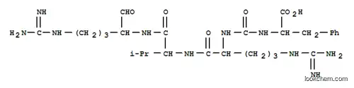 (2S)-2-[[(2S)-5-(diaminomethylideneamino)-1-[[(2S)-1-[[5-(diaminomethylideneamino)-1-oxopentan-2-yl]amino]-3-methyl-1-oxobutan-2-yl]amino]-1-oxopentan-2-yl]carbamoylamino]-3-phenylpropanoic acid