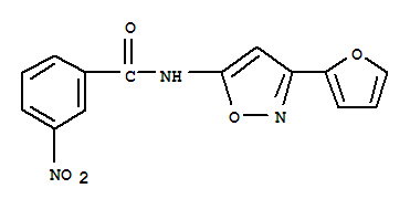 Benzamide,N-[3-(2-furanyl)-5-isoxazolyl]-3-nitro-