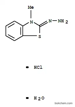 Molecular Structure of 38894-11-0 (3-Methyl-2-benzothiazolinone hydrazone hydrochloride monohydrate)