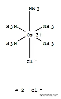 Molecular Structure of 39176-94-8 (chloropentaammineosmium(III) chloride)