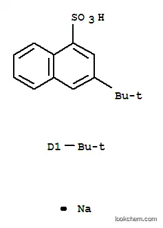 Molecular Structure of 39315-52-1 (sodium (3,6or3,7)-bis(1,1-dimethylethyl)naphthalene-1-sulphonate)