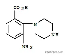Molecular Structure of 394655-10-8 (3-AMINO-2-PIPERAZIN-1-YLBENZOIC ACID)
