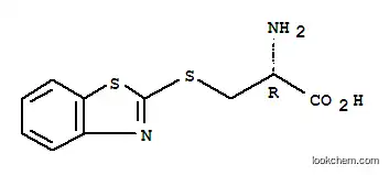 Molecular Structure of 399-82-6 (S-(2-benzothiazolyl)cysteine)