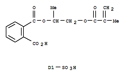 1,2-Benzenedicarboxylicacid, sulfo-, 1-[1-methyl-2-[(2-methyl-1-oxo-2-propen-1-yl)oxy]ethyl] ester