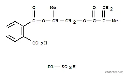 Molecular Structure of 40139-96-6 (1-[2-(methacryloyloxy)-1-methylethyl] hydrogen sulphophthalate)