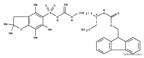 Molecular Structure of 401915-53-5 (Fmoc-N-Pbf-L-HomoArginine)