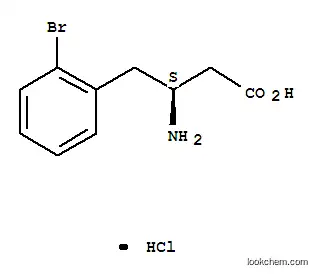 Molecular Structure of 403661-76-7 ((S)-3-AMINO-4-(2-BROMO-PHENYL)-BUTYRIC ACID HCL)