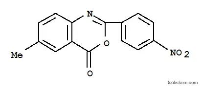 Molecular Structure of 40728-80-1 (6-methyl-2-(4-nitrophenyl)-4H-3,1-benzoxazin-4-one)