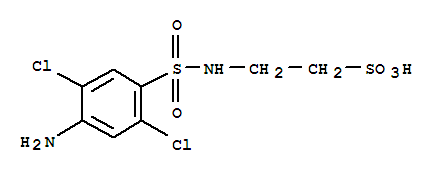 Ethanesulfonic acid,2-[[(4-amino-2,5-dichlorophenyl)sulfonyl]amino]-