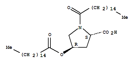 L-Proline,1-(1-oxohexadecyl)-4-[(1-oxohexadecyl)oxy]-, (4R)-