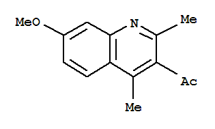 1-(7-methoxy-2,4-dimethyl-3-quinolinyl)Ethanone