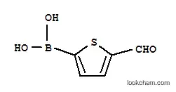 Molecular Structure of 4347-33-5 (5-Formyl-2-thiopheneboronic acid)