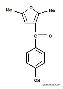 p-Hydroxyphenyl 2,5-dimethyl-3-furyl ketone
