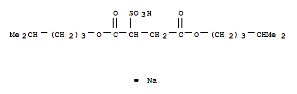 Butanedioic acid,2-sulfo-, 1,4-bis(4-methylpentyl) ester, sodium salt (1:1)