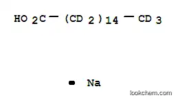 Molecular Structure of 467235-83-2 (SODIUM HEXADECANOATE-D31)
