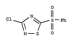 3-CHLORO-5-PHENYLSULFONYL-1,2,4-THIADIAZOLE