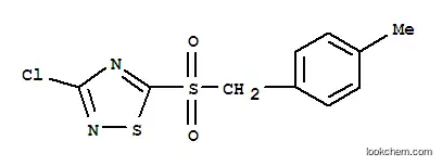 Molecular Structure of 494763-26-7 (3-CHLORO-5-(4-METHYLBENZYLSULFONYL)-1,2,4-THIADIAZOLE)