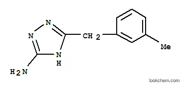 Molecular Structure of 502685-82-7 (5-(3-Methylbenzyl)-4H-1,2,4-triazol-3-amine)