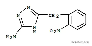 Molecular Structure of 502686-25-1 (5-(2-Nitrobenzyl)-4H-1,2,4-triazol-3-amine)