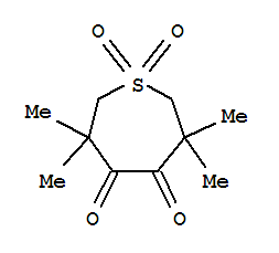 4,5-Thiepanedione,3,3,6,6-tetramethyl-, 1,1-dioxide cas  50462-40-3