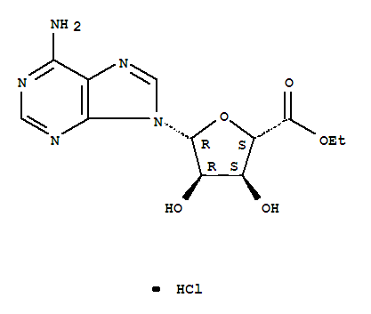 b-D-Ribofuranuronic acid,1-(6-amino-9H-purin-9-yl)-1-deoxy-, ethyl ester, monohydrochloride (9CI) cas  50663-70-2