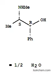 Molecular Structure of 50906-05-3 (Ephedrine hemihydrate)