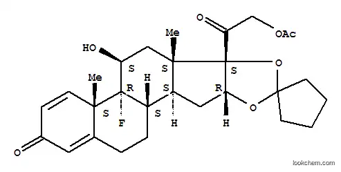 Molecular Structure of 51022-69-6 (AMCINONIDE)