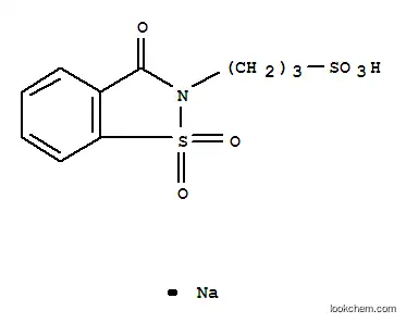 Molecular Structure of 51099-80-0 (N-(3-SULFOPROPYL)-SACCHARIN, SODIUM SALT)