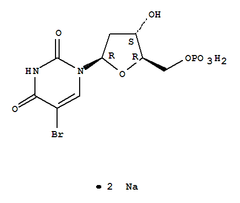 5'-Uridylic acid, 5-bromo-2'-deoxy-, disodium salt