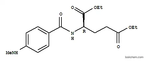Molecular Structure of 51865-66-8 (diethyl N-[4-(methylamino)benzoyl]-D-glutamate)
