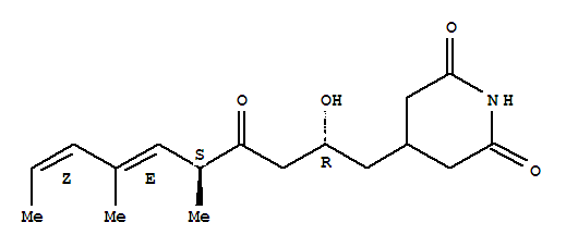 4-(2-hydroxy-5,7-dimethyl-4-oxodeca-6,8-dienyl)piperidine-2,6-dione