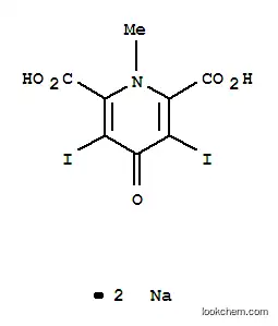 2,6-Pyridinedicarboxylicacid, 1,4-dihydro-3,5-diiodo-1-methyl-4-oxo-, sodium salt (1:2)